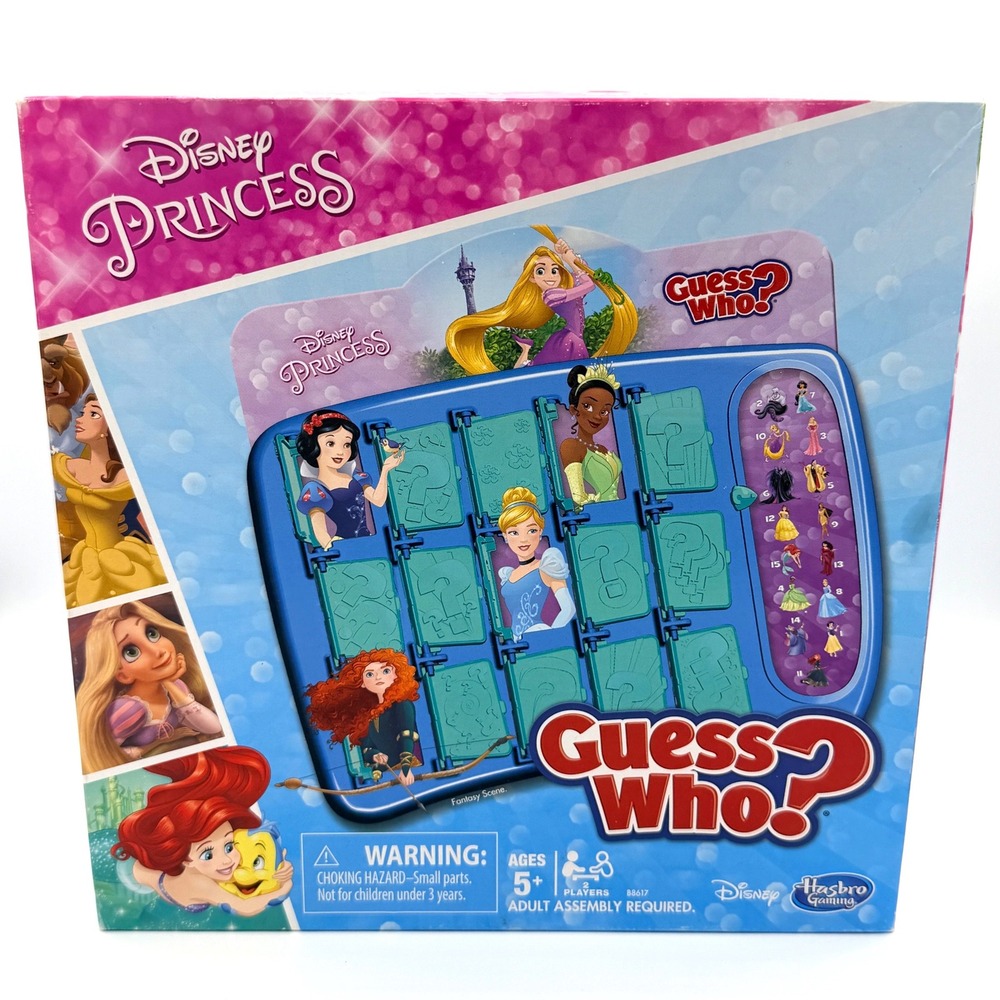 Disney Princess Guess Who? Board Game Hasbro Complete